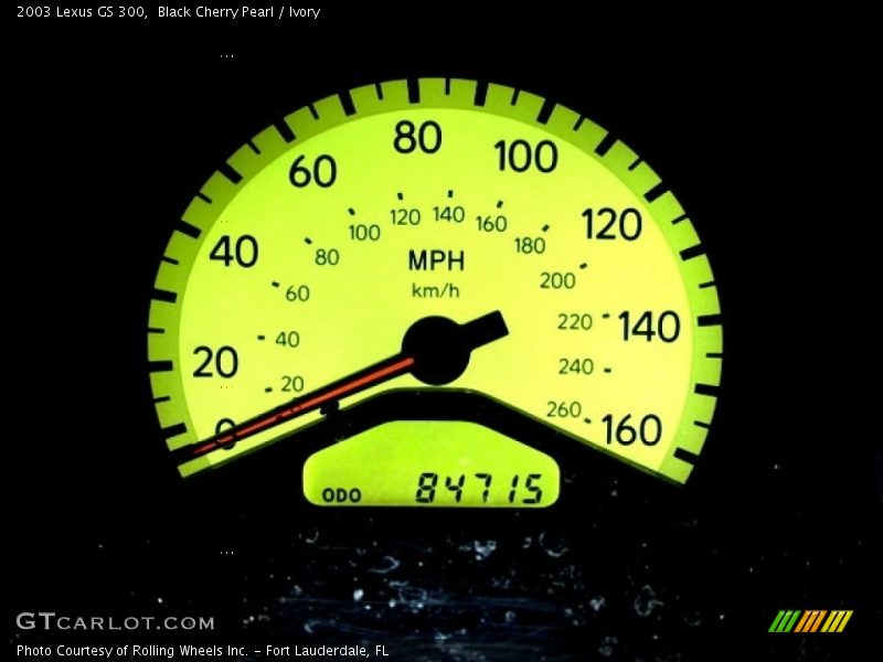 Black Cherry Pearl / Ivory 2003 Lexus GS 300