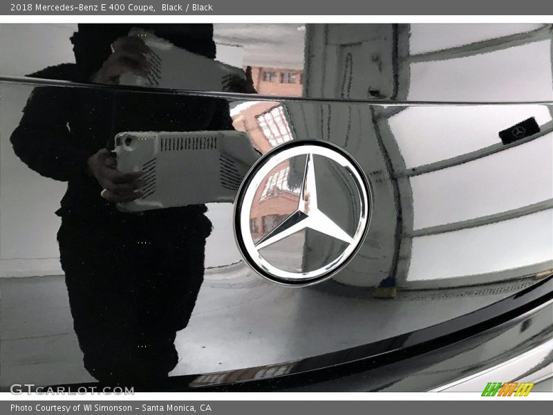 Black / Black 2018 Mercedes-Benz E 400 Coupe