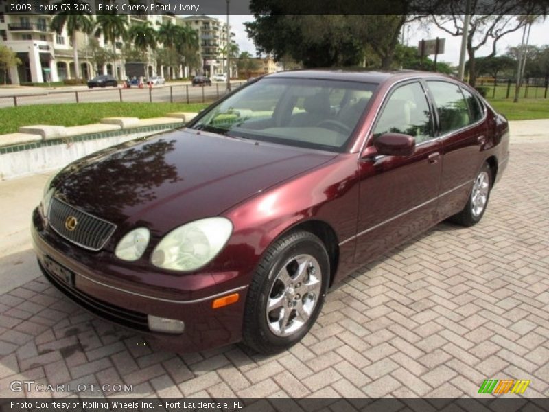 Black Cherry Pearl / Ivory 2003 Lexus GS 300