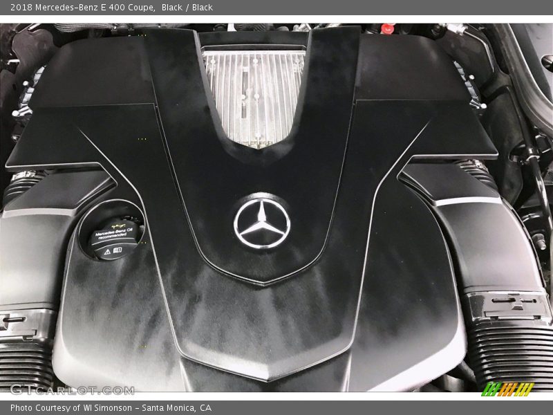 Black / Black 2018 Mercedes-Benz E 400 Coupe