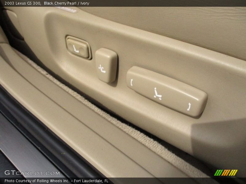 Black Cherry Pearl / Ivory 2003 Lexus GS 300