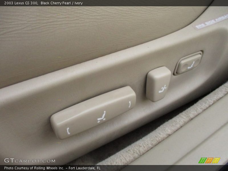 Black Cherry Pearl / Ivory 2003 Lexus GS 300