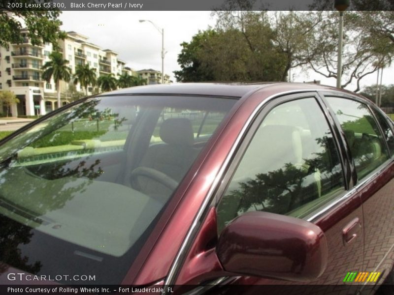 Black Cherry Pearl / Ivory 2003 Lexus GS 300