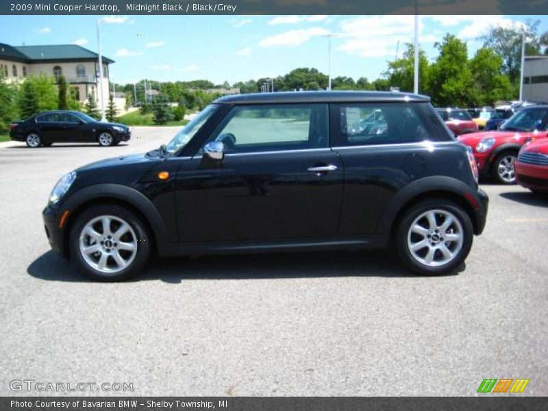 Midnight Black / Black/Grey 2009 Mini Cooper Hardtop
