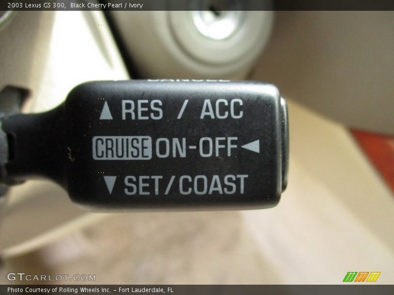 Black Cherry Pearl / Ivory 2003 Lexus GS 300