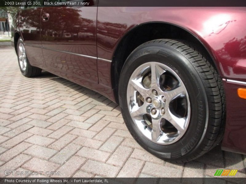 Black Cherry Pearl / Ivory 2003 Lexus GS 300