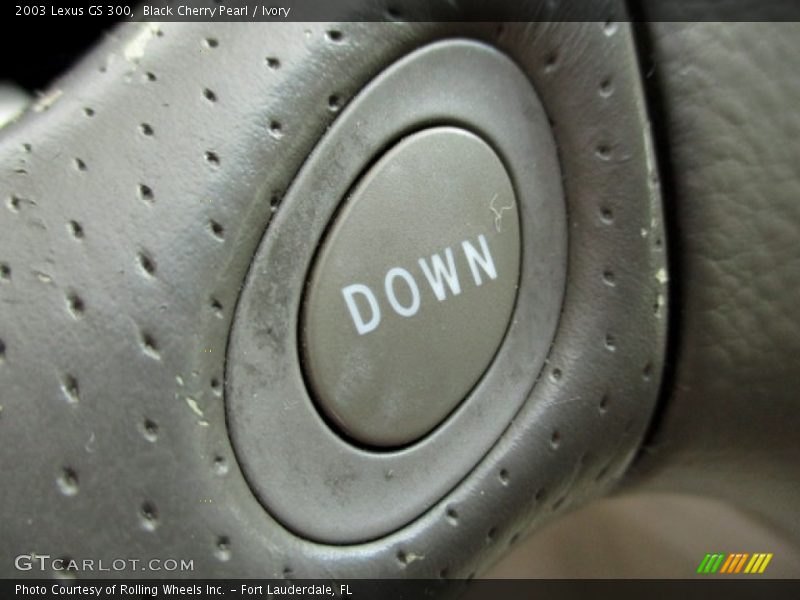 Black Cherry Pearl / Ivory 2003 Lexus GS 300
