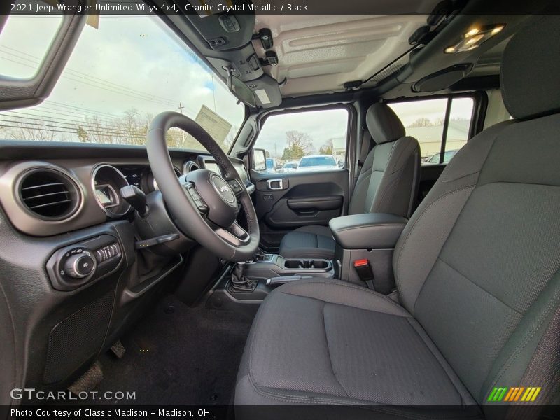 Granite Crystal Metallic / Black 2021 Jeep Wrangler Unlimited Willys 4x4