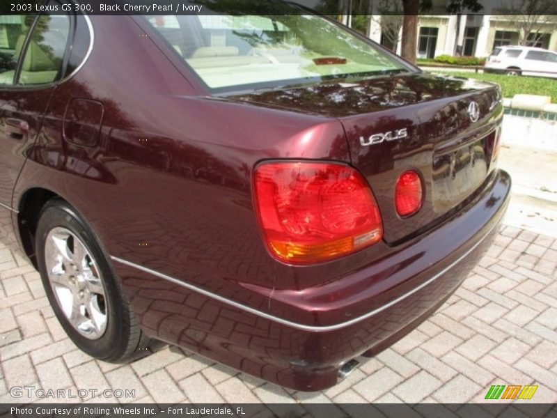 Black Cherry Pearl / Ivory 2003 Lexus GS 300