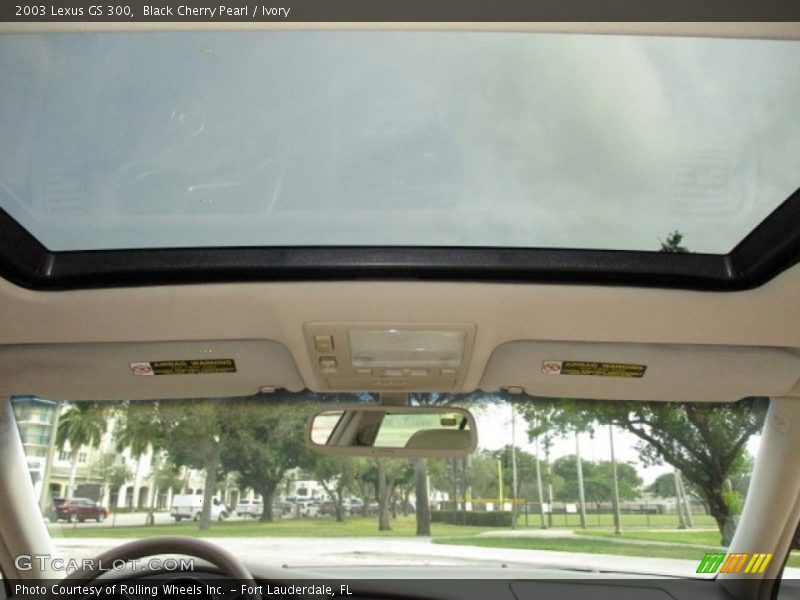 Black Cherry Pearl / Ivory 2003 Lexus GS 300