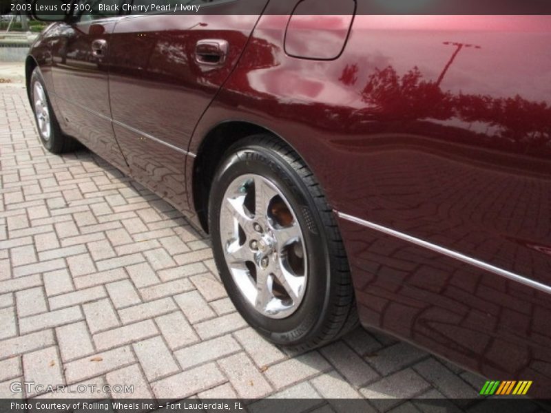 Black Cherry Pearl / Ivory 2003 Lexus GS 300