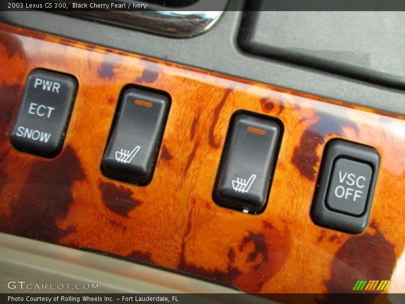 Black Cherry Pearl / Ivory 2003 Lexus GS 300