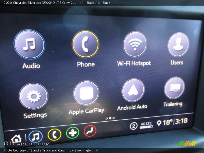 Black / Jet Black 2020 Chevrolet Silverado 3500HD LTZ Crew Cab 4x4