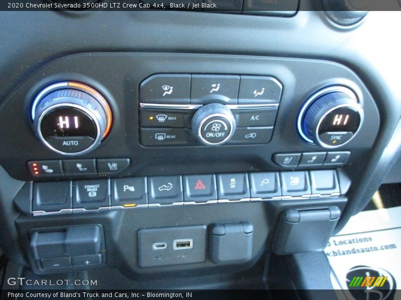 Black / Jet Black 2020 Chevrolet Silverado 3500HD LTZ Crew Cab 4x4