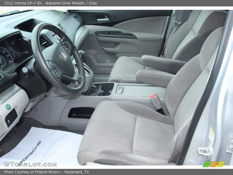 Alabaster Silver Metallic / Gray 2012 Honda CR-V EX