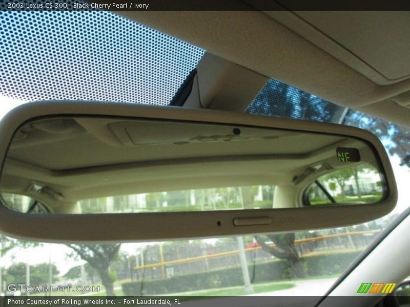 Black Cherry Pearl / Ivory 2003 Lexus GS 300