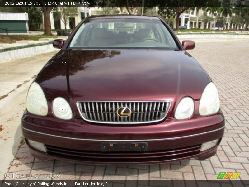 Black Cherry Pearl / Ivory 2003 Lexus GS 300
