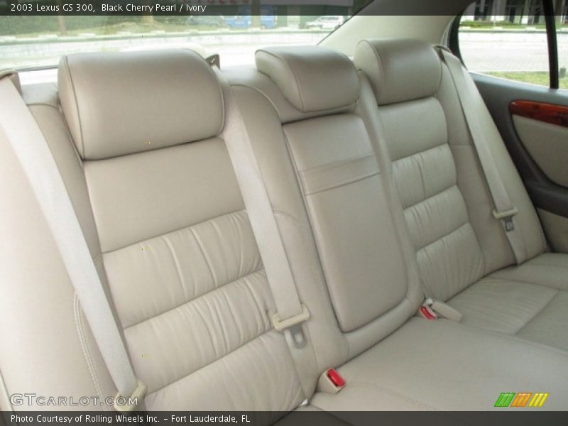 Black Cherry Pearl / Ivory 2003 Lexus GS 300