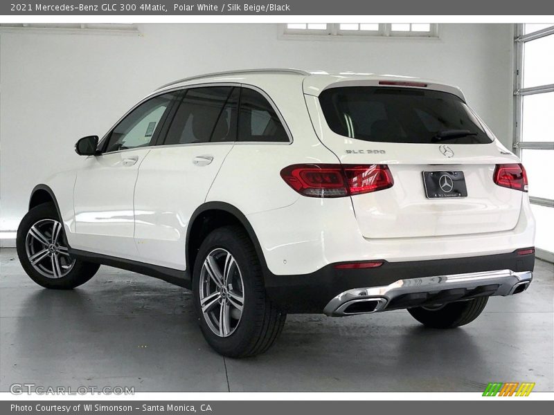 Polar White / Silk Beige/Black 2021 Mercedes-Benz GLC 300 4Matic