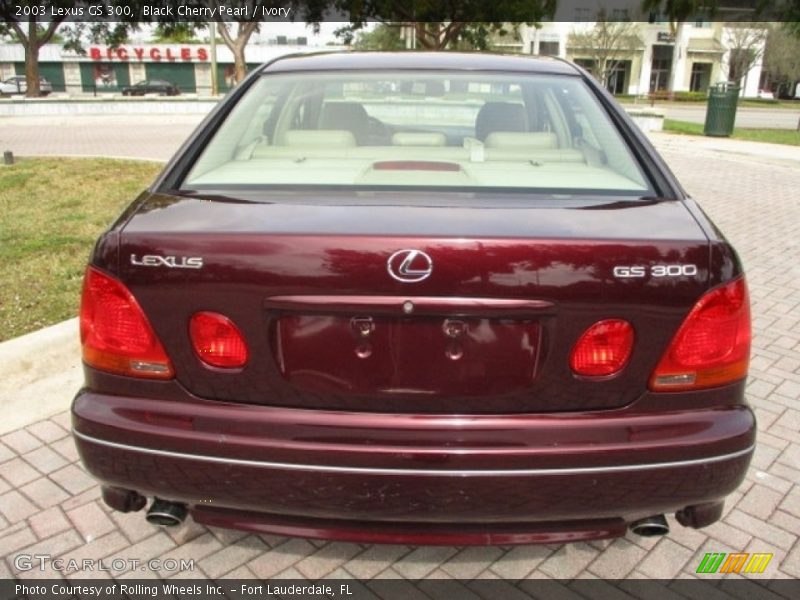Black Cherry Pearl / Ivory 2003 Lexus GS 300