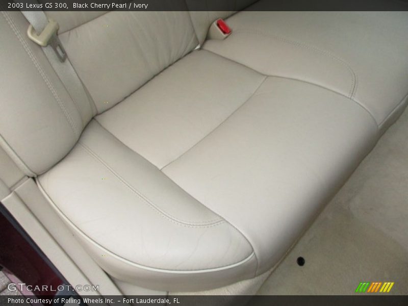 Black Cherry Pearl / Ivory 2003 Lexus GS 300
