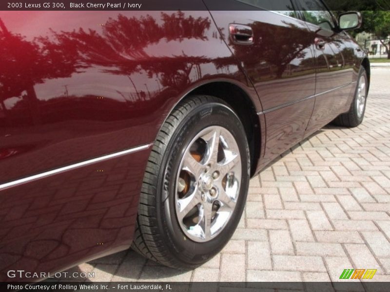 Black Cherry Pearl / Ivory 2003 Lexus GS 300