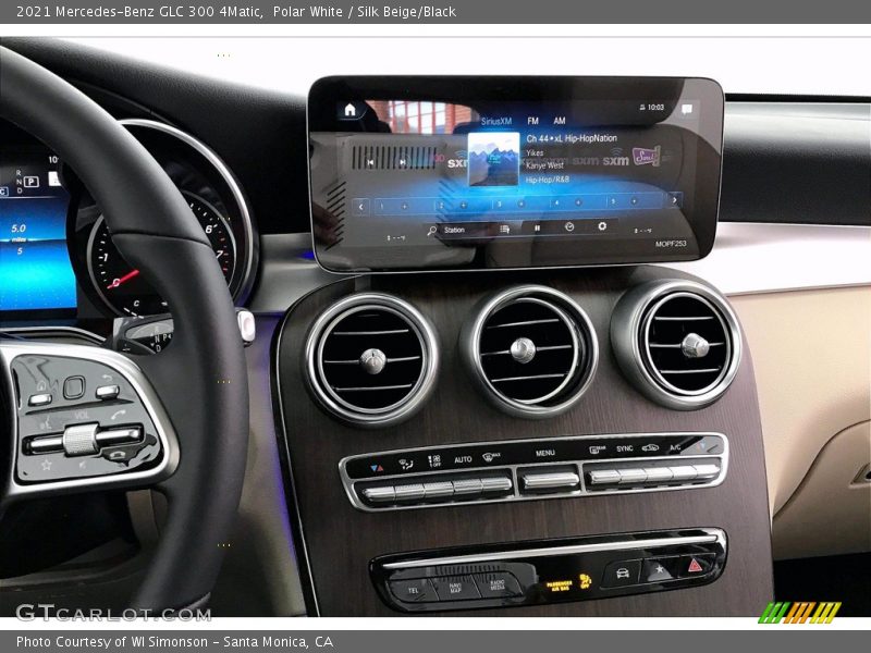 Polar White / Silk Beige/Black 2021 Mercedes-Benz GLC 300 4Matic