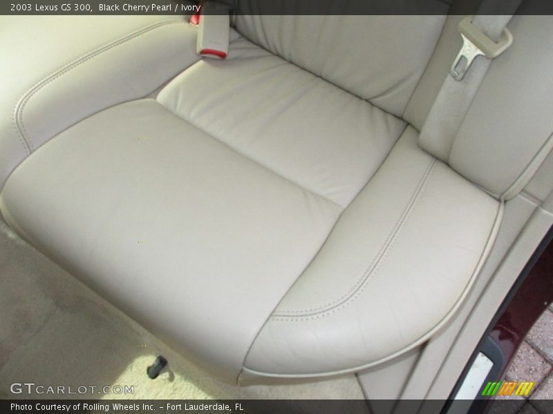 Black Cherry Pearl / Ivory 2003 Lexus GS 300