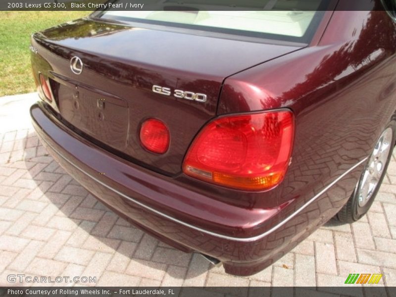 Black Cherry Pearl / Ivory 2003 Lexus GS 300
