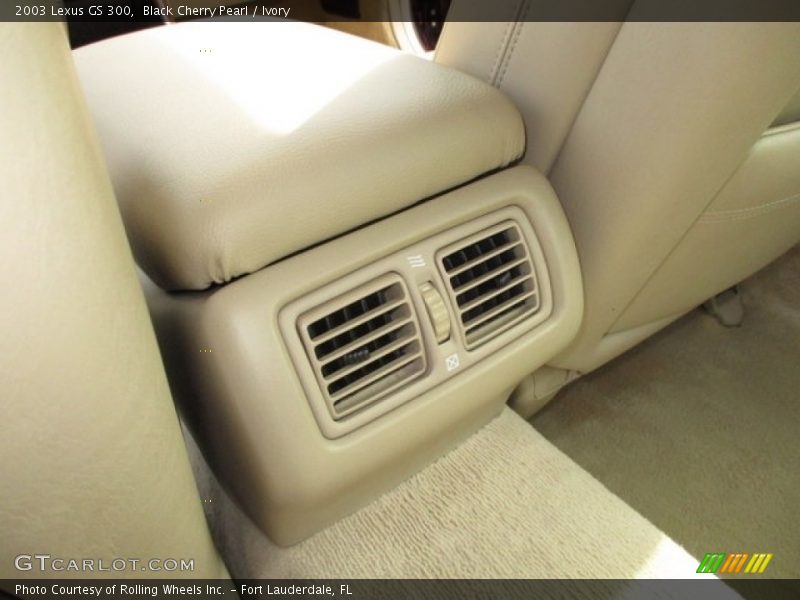 Black Cherry Pearl / Ivory 2003 Lexus GS 300