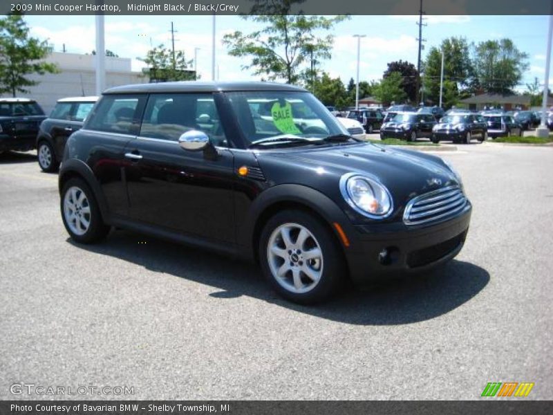 Midnight Black / Black/Grey 2009 Mini Cooper Hardtop