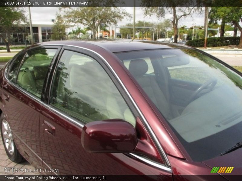 Black Cherry Pearl / Ivory 2003 Lexus GS 300