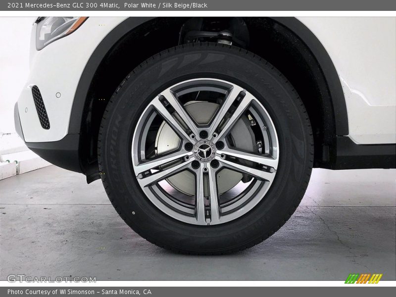 Polar White / Silk Beige/Black 2021 Mercedes-Benz GLC 300 4Matic