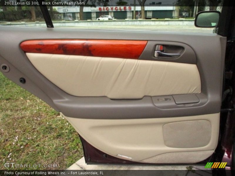 Black Cherry Pearl / Ivory 2003 Lexus GS 300