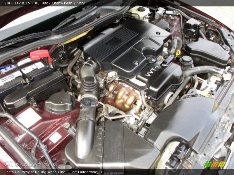 Black Cherry Pearl / Ivory 2003 Lexus GS 300