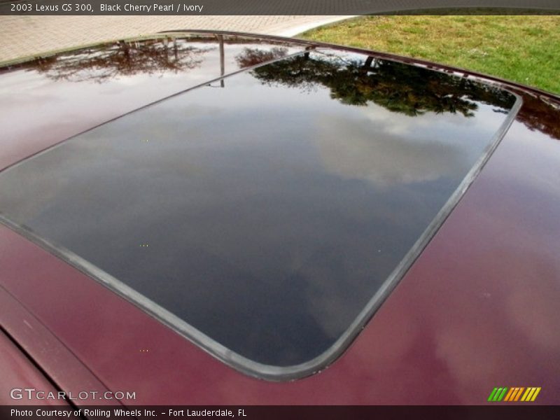 Black Cherry Pearl / Ivory 2003 Lexus GS 300