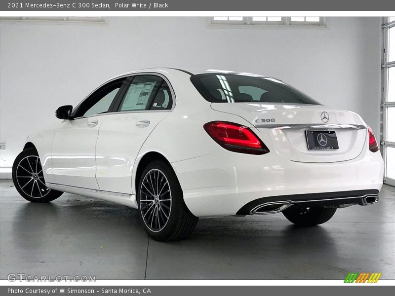 Polar White / Black 2021 Mercedes-Benz C 300 Sedan