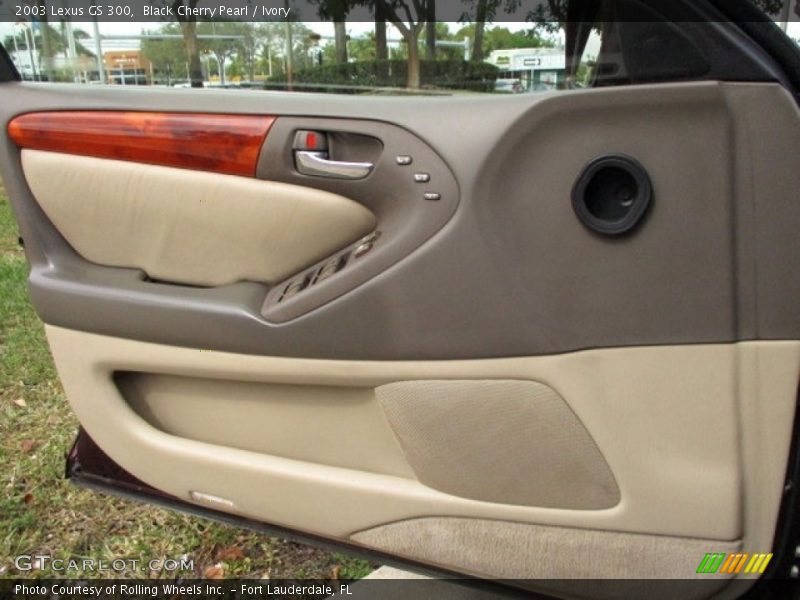 Black Cherry Pearl / Ivory 2003 Lexus GS 300