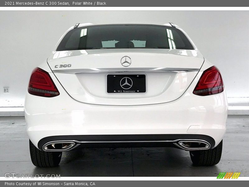 Polar White / Black 2021 Mercedes-Benz C 300 Sedan