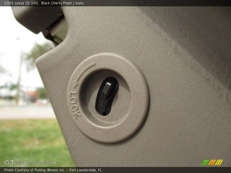 Black Cherry Pearl / Ivory 2003 Lexus GS 300