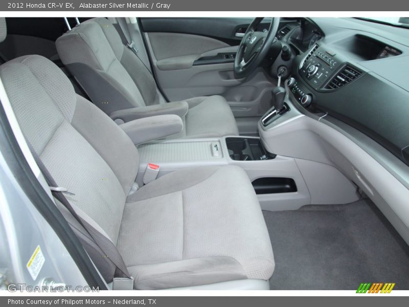 Alabaster Silver Metallic / Gray 2012 Honda CR-V EX