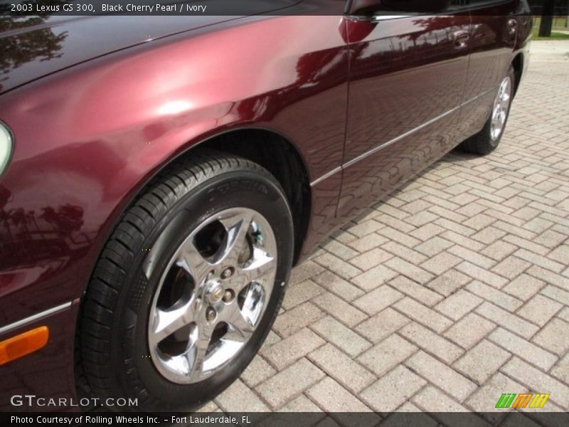 Black Cherry Pearl / Ivory 2003 Lexus GS 300