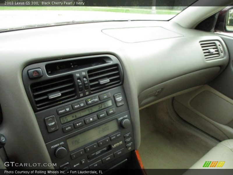 Black Cherry Pearl / Ivory 2003 Lexus GS 300