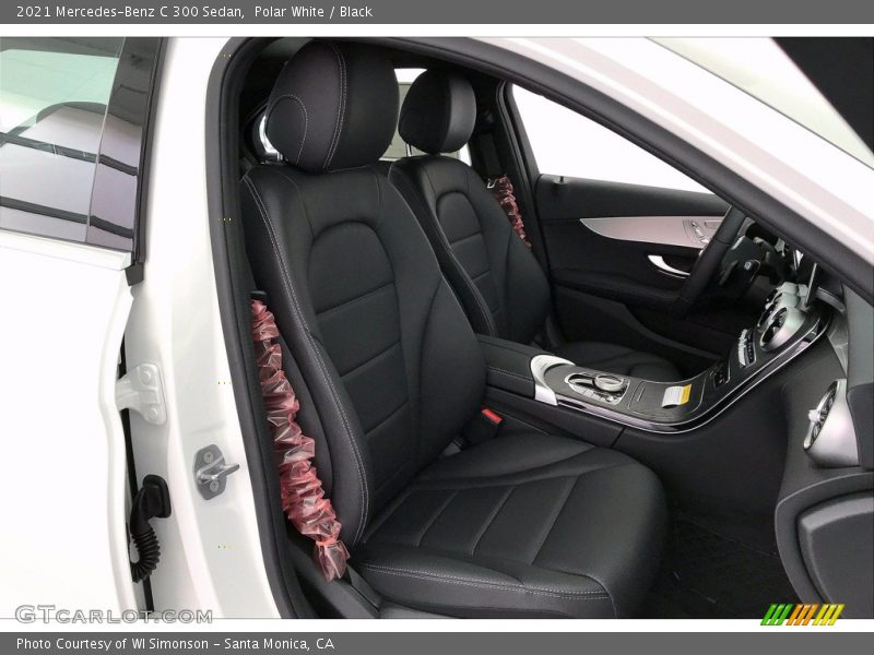 Polar White / Black 2021 Mercedes-Benz C 300 Sedan