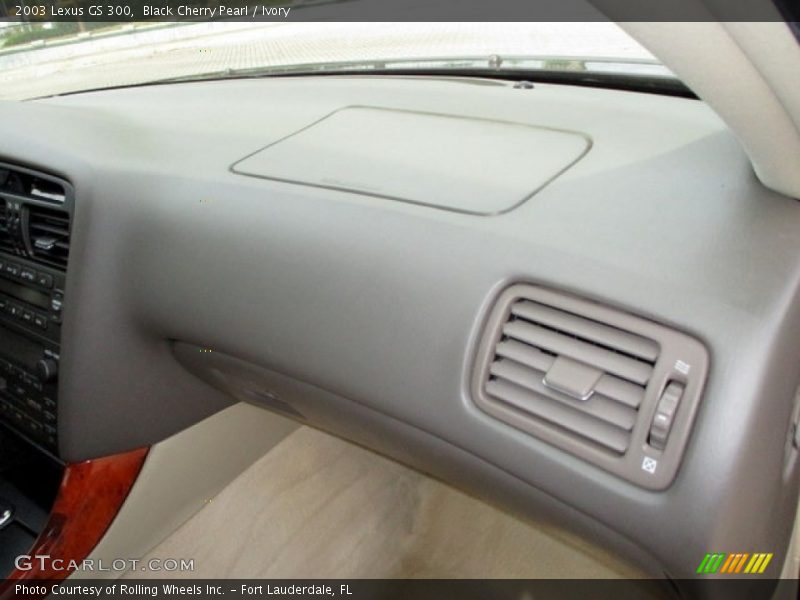 Black Cherry Pearl / Ivory 2003 Lexus GS 300