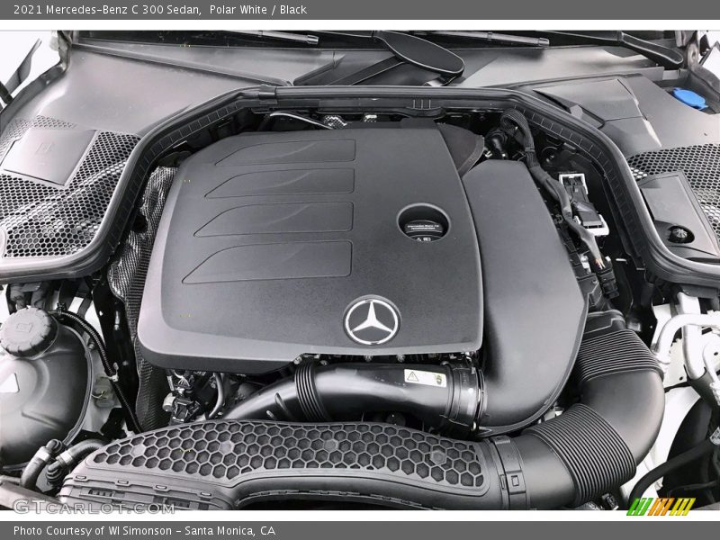Polar White / Black 2021 Mercedes-Benz C 300 Sedan