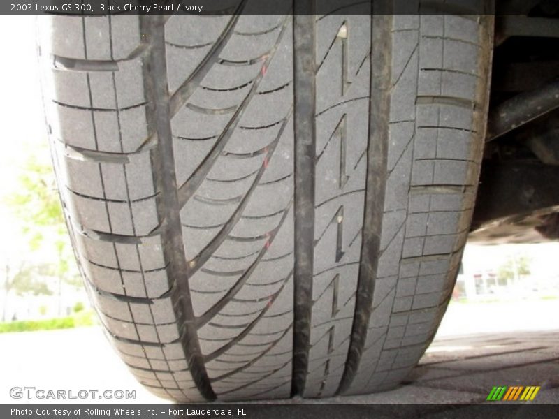 Black Cherry Pearl / Ivory 2003 Lexus GS 300