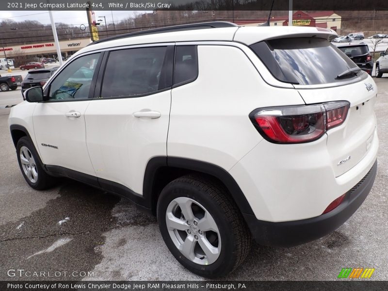 White / Black/Ski Gray 2021 Jeep Compass Latitude 4x4