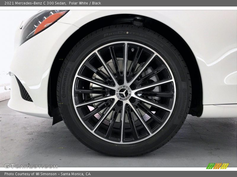 Polar White / Black 2021 Mercedes-Benz C 300 Sedan