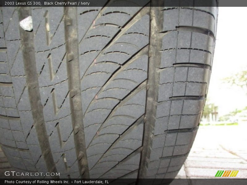 Black Cherry Pearl / Ivory 2003 Lexus GS 300
